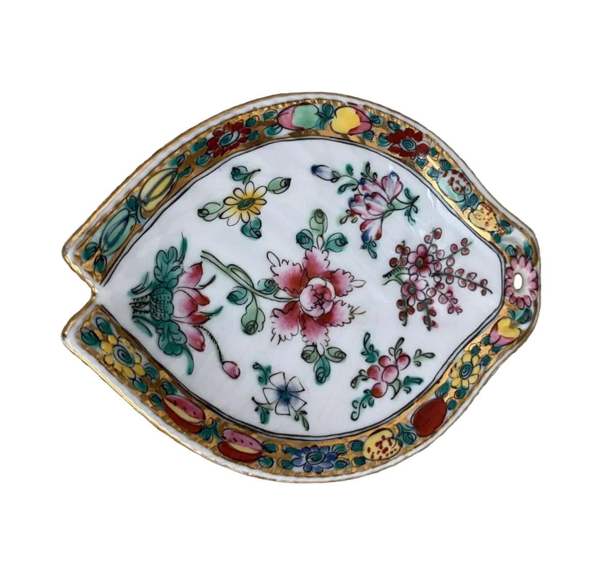 Famille Rose Fish Plate - xsmall