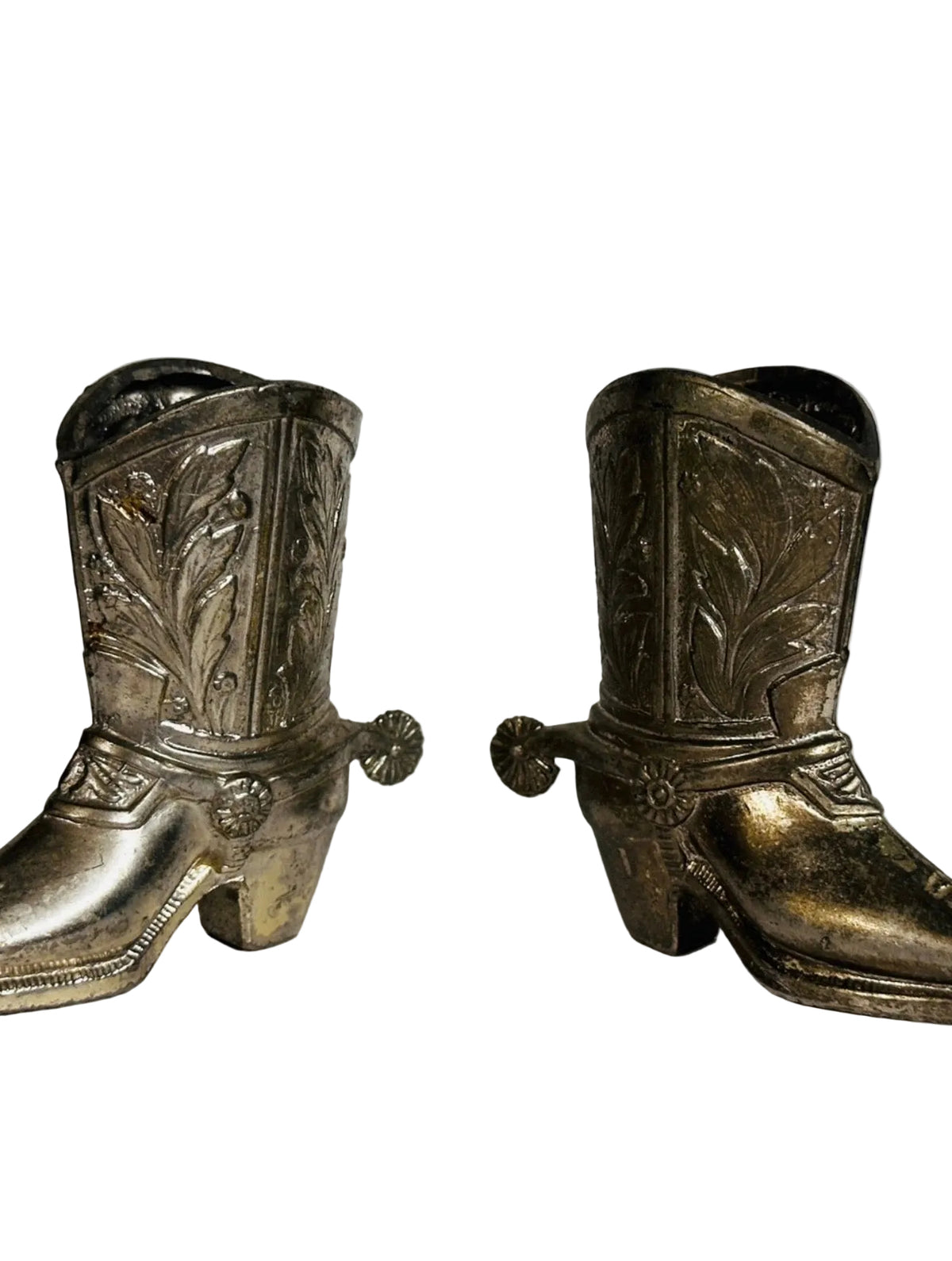 Metal Cowboy Boot w/Spur