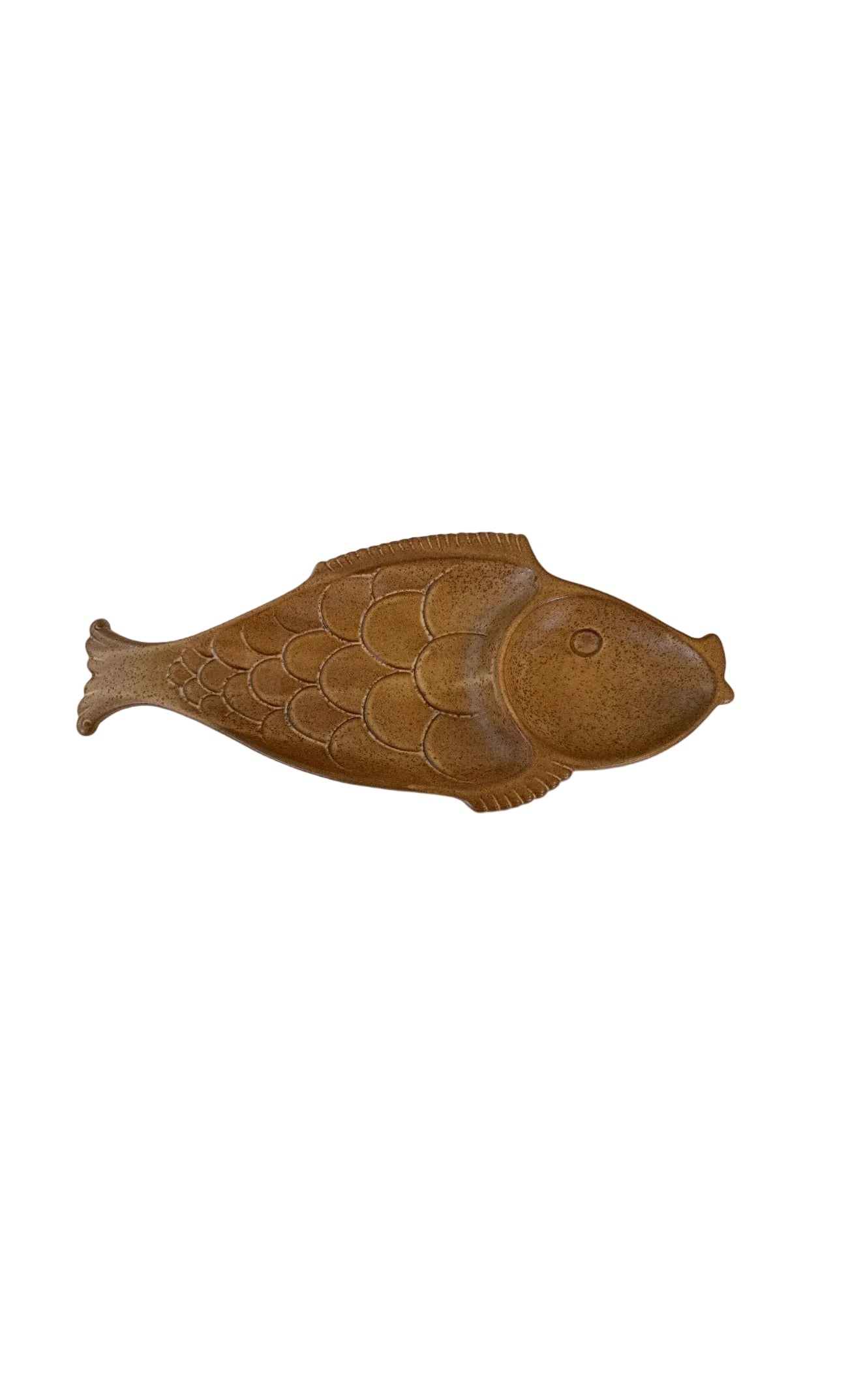 Royal Haeger Brown Fish Platter