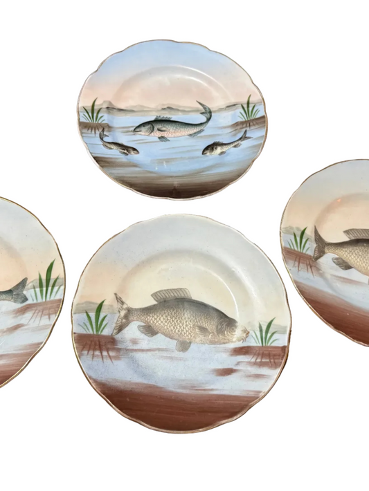 Victoria Bohemia Fish Service set