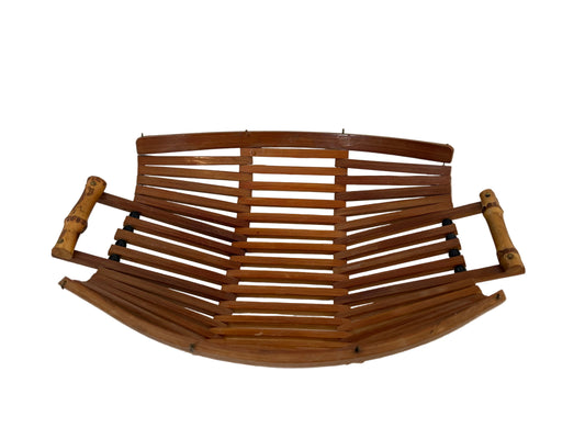 Bamboo Slatted Basket
