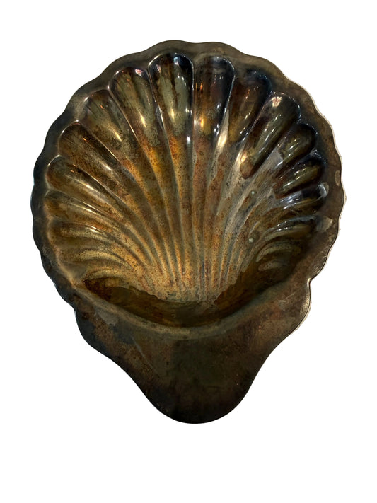 Silver Plated Shell Dish