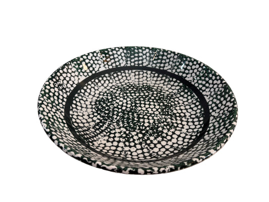 Green Italian Spongeware Bowl