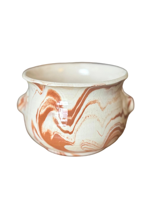Terracotta Marbled Bowl