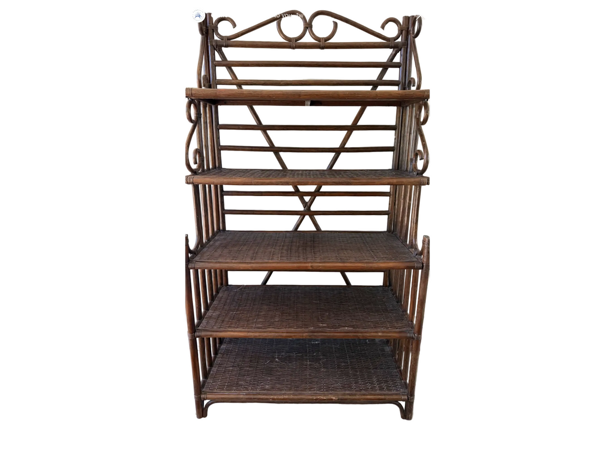 Rattan Bakers Rack